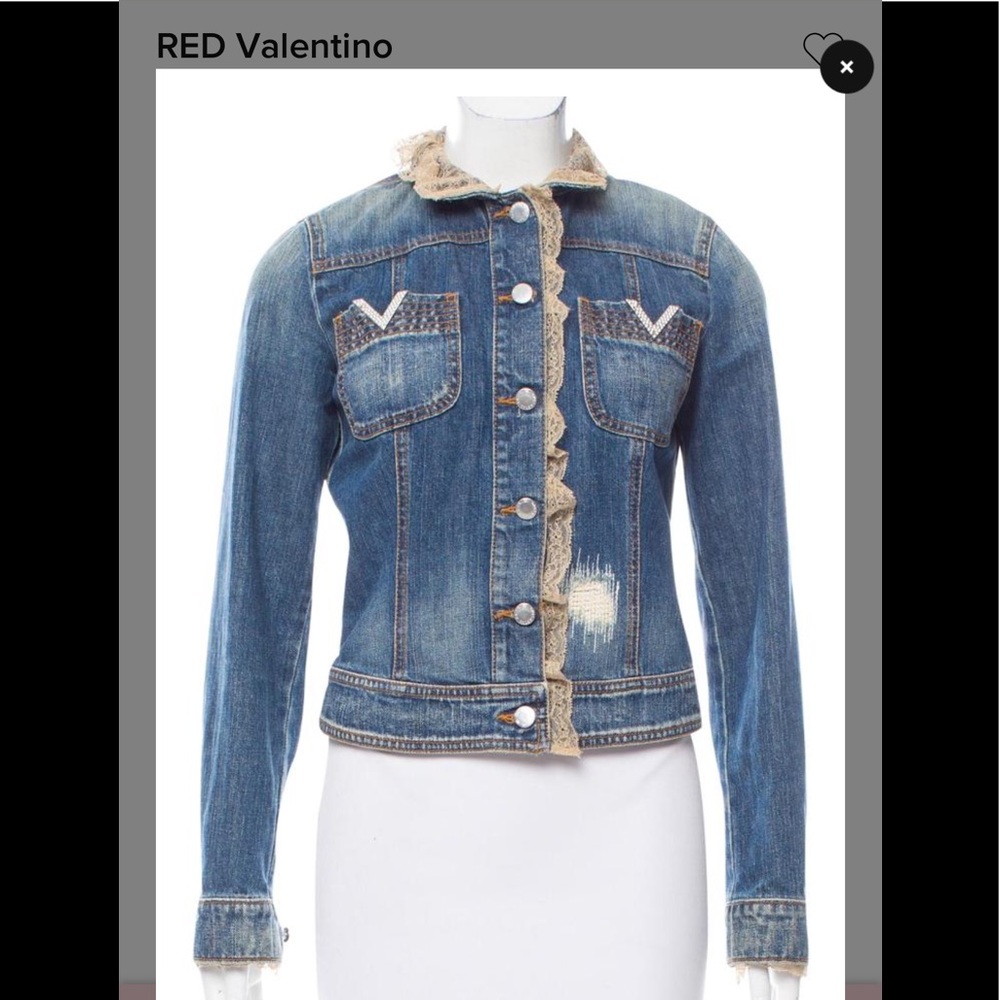 Red Valentino denim jacket ❤️🎁🌺💖